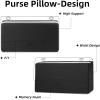 imageDGAZ Bag Pillow Shaper Insert for Chanel 255 Bags Silky Pillow Shaper for Luxury HandbagsWhiteBag 24Black