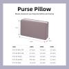 imageDGAZ Bag Pillow Shaper Insert for Chanel 255 Bags Silky Pillow Shaper for Luxury HandbagsWhiteBag 24Konjac Purple