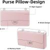 imageDGAZ Bag Pillow Shaper Insert for Chanel 255 Bags Silky Pillow Shaper for Luxury HandbagsWhiteBag 24Pink