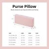 imageDGAZ Bag Pillow Shaper Insert for Chanel 255 Bags Silky Pillow Shaper for Luxury HandbagsWhiteBag 24Pink