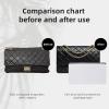 imageDGAZ Bag Pillow Shaper Insert for Chanel 255 Bags Silky Pillow Shaper for Luxury HandbagsWhiteBag 24White