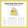 imageDGAZ Clear Dust Bags for Luxury HandbagsWaterproof Purse Storage BagLightweight Handbag ProtectorMediumSlender Medium