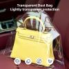 imageDGAZ Clear Dust Bags for Luxury HandbagsWaterproof Purse Storage BagLightweight Handbag ProtectorMediumSlender Medium