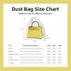 imageDGAZ Clear Dust Bags for Luxury HandbagsWaterproof Purse Storage BagLightweight Handbag ProtectorMediumXLarge