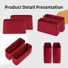 imageDGAZ Custom Purse Organizer insert For LV NeonoeNew Neonoe bagsSilky Smooth Bag OrganizerLuxury Handbag ampamp Tote ShaperCustomcustomWine Red