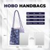 imageDGAZ Designer Hobo Bags for Women Large Shoulder Bags Luxury Tote Bag with ZipperElk Forest