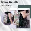 imageDGAZ Designer Hobo Bags for Women Large Shoulder Bags Luxury Tote Bag with ZipperFloral Sequins