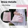 imageDGAZ Designer Hobo Bags for Women Large Shoulder Bags Luxury Tote Bag with ZipperFragrant Pink