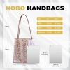 imageDGAZ Designer Hobo Bags for Women Large Shoulder Bags Luxury Tote Bag with ZipperGerbera