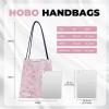 imageDGAZ Designer Hobo Bags for Women Large Shoulder Bags Luxury Tote Bag with ZipperPink Dragon
