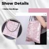 imageDGAZ Designer Hobo Bags for Women Large Shoulder Bags Luxury Tote Bag with ZipperPink Dragon