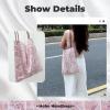 imageDGAZ Designer Hobo Bags for Women Luxury Tote Bag with Zipper Large Shoulder BagsPeach Blossoms