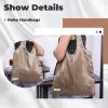 imageDGAZ Designer Shoulder Bags for Women Luxury Tote Bag with Zipper Large Shoulder Hobo BagsLeopard C