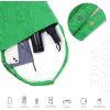 imageDGAZ Fashion Messenger Bag Crossbody Bag with Adjustable Shoulder Strap Gift Ideas for WomenHeat Wave Green