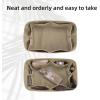 imageDGAZ Lightweight Purse Organizer Insert for GYARD Hobo Bagsilk and DupontPaper handbag inner for Luxury BagsGoldHobo BagGris tourterelle