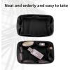 imageDGAZ Lightweight Purse Organizer Insert for Hermes Lindy BagSilk and Dupontpaper handbag inner for Luxury BagsCraieLD19Black