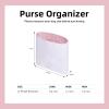 imageDGAZ Lightweight Purse Organizer Insert for Longchamp LE PLIAGE Backpack Bagsilk and DupontPaper handbag inner for Luxury BagsBlackPink