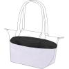 imageDGAZ Lightweight Purse Organizer Insert for Longchamp Le Pliage Original Series Bagsilk and DupontPaper handbag inner for Luxury BagsCraieLE PLIAGE LHandle height about 9 cmBlack