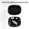 imageDGAZ Lightweight Purse Organizer Insert for The Row Tote Bagsilk and DupontPaper handbag inner for Luxury BagsBlackL
