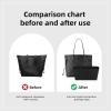 imageDGAZ Purse Organizer Insert Fits NeverfullMiniPMMMGM BagsSilk Bag OrganizerLuxury Handbag ampamp Tote ShaperMM Rouge HBlack