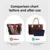 imageDGAZ Purse Organizer Insert Fits NeverfullMiniPMMMGM BagsSilk Bag OrganizerLuxury Handbag ampamp Tote ShaperMM Rouge HBlue nuit