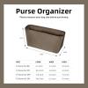 imageDGAZ Purse Organizer Insert Fits NeverfullMiniPMMMGM BagsSilk Bag OrganizerLuxury Handbag ampamp Tote ShaperMM Rouge HEtoupe grey