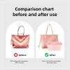 imageDGAZ Purse Organizer Insert Fits NeverfullMiniPMMMGM BagsSilk Bag OrganizerLuxury Handbag ampamp Tote ShaperMM Rouge HPink