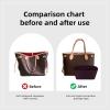 imageDGAZ Purse Organizer Insert Fits NeverfullMiniPMMMGM BagsSilk Bag OrganizerLuxury Handbag ampamp Tote ShaperMM Rouge HRouge moyen