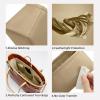 imageDGAZ Purse Organizer Insert Fits NeverfullMiniPMMMGM BagsSilk Bag OrganizerLuxury Handbag ampamp Tote ShaperMM Rouge HS2 trench