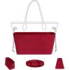 imageDGAZ Purse Organizer Insert Fits NeverfullMiniPMMMGM BagsSilk Bag OrganizerLuxury Handbag ampamp Tote ShaperMM Rouge HWine Red