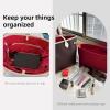 imageDGAZ Purse Organizer Insert Fits NeverfullMiniPMMMGM BagsSilk Bag OrganizerLuxury Handbag ampamp Tote ShaperMM Rouge HWine Red