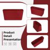 imageDGAZ Purse Organizer Insert Fits NeverfullMiniPMMMGM BagsSilk Bag OrganizerLuxury Handbag ampamp Tote ShaperMM Rouge HWine Red