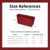 imageDGAZ Purse Organizer Insert Fits NeverfullMiniPMMMGM BagsSilk Bag OrganizerLuxury Handbag ampamp Tote ShaperMM Rouge HWine Red