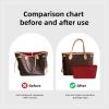 imageDGAZ Purse Organizer Insert Fits NeverfullMiniPMMMGM BagsSilk Bag OrganizerLuxury Handbag ampamp Tote ShaperMM Rouge HWine Red