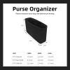imageDGAZ Purse Organizer Insert for Chanel 19 BagsSilk Bag OrganizerLuxury Handbag ampamp Tote Shaper Burgundy19Flap26Black