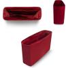 imageDGAZ Purse Organizer Insert for Chanel 19 BagsSilk Bag OrganizerLuxury Handbag ampamp Tote Shaper Burgundy19Flap26Burgundy