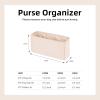 imageDGAZ Purse Organizer Insert for Chanel 19 BagsSilk Bag OrganizerLuxury Handbag ampamp Tote Shaper Burgundy19Flap26Craie