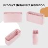 imageDGAZ Purse Organizer Insert for Chanel 19 BagsSilk Bag OrganizerLuxury Handbag ampamp Tote Shaper Burgundy19Flap26Pink