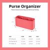 imageDGAZ Purse Organizer Insert for Chanel 19 BagsSilk Bag OrganizerLuxury Handbag ampamp Tote Shaper Burgundy19Flap26Rose lipstick