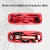 imageDGAZ Purse Organizer Insert for Chanel 19 BagsSilk Bag OrganizerLuxury Handbag ampamp Tote Shaper Burgundy19Flap26Rose lipstick