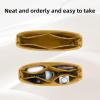 imageDGAZ Purse Organizer InsertSilk Bag OrganizerLuxury Handbag ampamp Tote Shaper Fits Chanel CF BagsBiscuit color