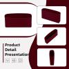 imageDGAZ Purse Organizer InsertSilk Bag OrganizerLuxury Handbag ampamp Tote Shaper Fits Chanel CF BagsWine Red