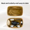 imageDGAZ Purse Organizer InsertSilk Bag OrganizerLuxury Handbag ampamp Tote Shaper Fits Lindy 19263034 BagsPinkLD26Biscuit color