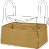 imageDGAZ Purse Organizer InsertSilk Bag OrganizerLuxury Handbag ampamp Tote Shaper Fits Lindy 19263034 BagsPinkLD26Biscuit color