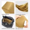 imageDGAZ Purse Organizer InsertSilk Bag OrganizerLuxury Handbag ampamp Tote Shaper Fits Lindy 19263034 BagsPinkLD26Biscuit color