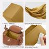 imageDGAZ Purse Organizer InsertSilk Bag OrganizerLuxury Handbag ampamp Tote Shaper Fits Lindy 19263034 BagsPinkLD26Biscuit color