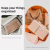 imageDGAZ Purse Organizer InsertSilk Bag OrganizerLuxury Handbag ampamp Tote Shaper Fits Lindy 19263034 BagsPinkLD26Craie