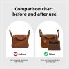 imageDGAZ Purse Organizer InsertSilk Bag OrganizerLuxury Handbag ampamp Tote Shaper Fits Lindy 19263034 BagsPinkLD26Gold