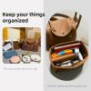 imageDGAZ Purse Organizer InsertSilk Bag OrganizerLuxury Handbag ampamp Tote Shaper Fits Lindy 19263034 BagsPinkLD26Gold