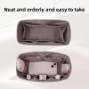 imageDGAZ Purse Organizer InsertSilk Bag OrganizerLuxury Handbag ampamp Tote Shaper Fits Lindy 19263034 BagsPinkLD26Konjac Purple